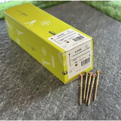 Konstrukcinis varžtas medžiui SNAPIT 6 x 80 - 100 vnt. TX30 Konstrukcinis varžtas medžiui SNAPIT 6 x 80 - 100 vnt. TX30