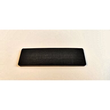 Kaladėlė PLASTIK montavimo 30x100x6mm lyginamoji plokštelė juodos spalvos 100 vnt.