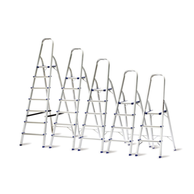 Kopėčios ALIUMINIO 4 pakopų 77-148cm max 150kg SNAPIT