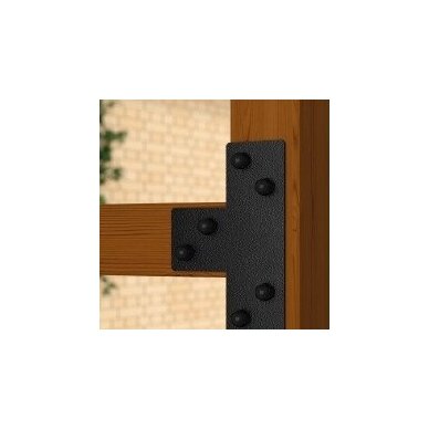 Laikiklis C 170x255x2,5 juodas dažytas