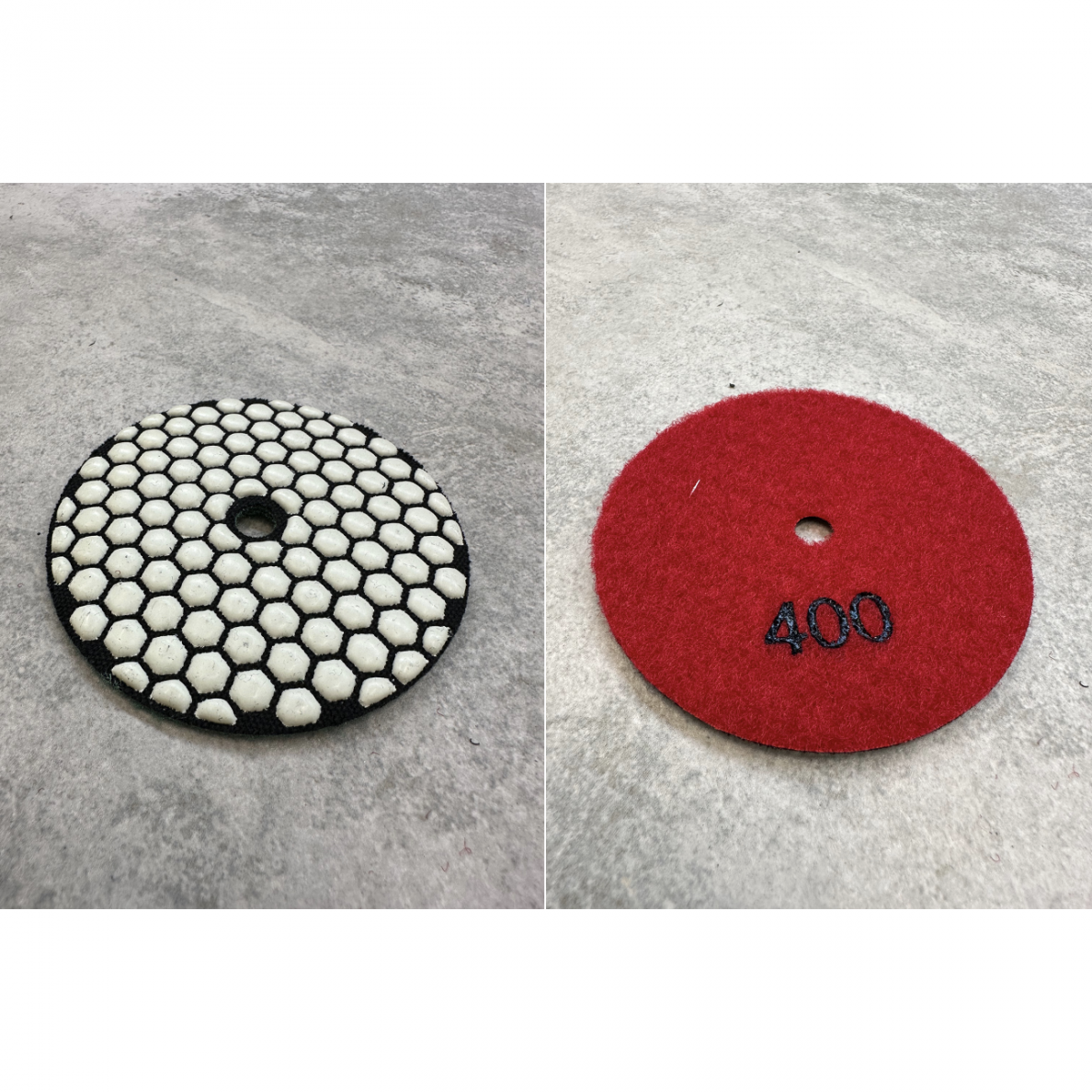 Poliravimo padas Ø100mm (grūdėtumas 400). Poliravimo padas Ø100mm (grūdėtumas 400).