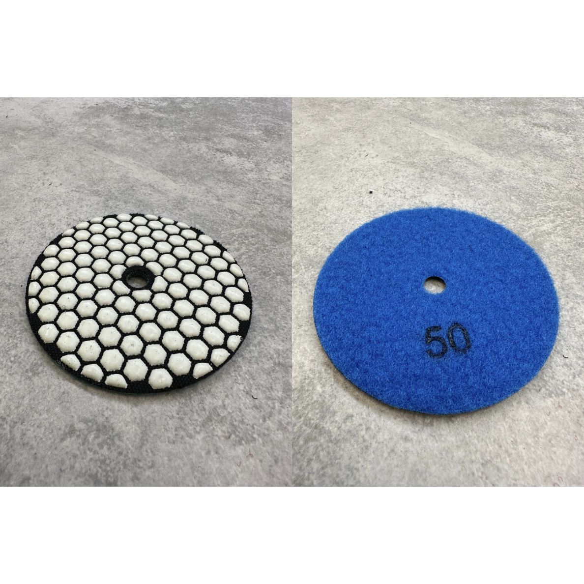 Poliravimo padas Ø100mm (grūdėtumas 50). Poliravimo padas Ø100mm (grūdėtumas 50).