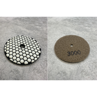 Poliravimo padas Ø100mm (grūdėtumas 3000). Poliravimo padas Ø100mm (grūdėtumas 3000).