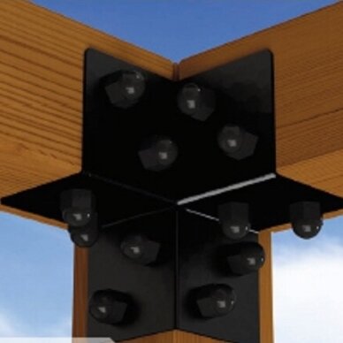 Laikiklis C 170x85x2,5 juodas dažytas