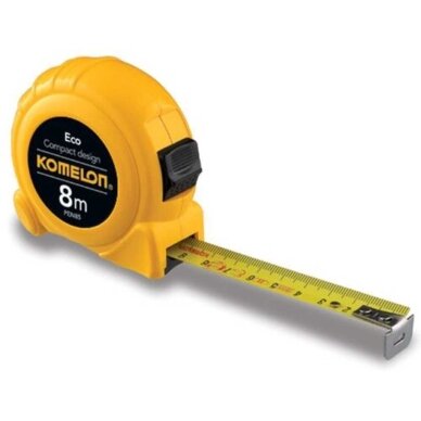 Ruletė 8m x 25mm plieninė Eco II klasė KOMELON