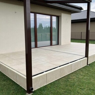 Terasinė plytelė Pizarra Cream 60x60x2 1m2