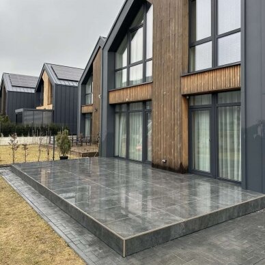 Terasinė plytelė Pizarra Antracite 60x120x2 1m2