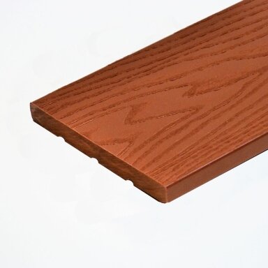 Tvorinė lenta 3D (116 mm x 12 mm) Raudona 1m. Tvorinė lenta 3D (116 mm x 12 mm) Raudona 1m.